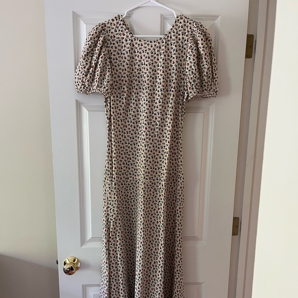 Doen Asalea Dress - Cream and Red
